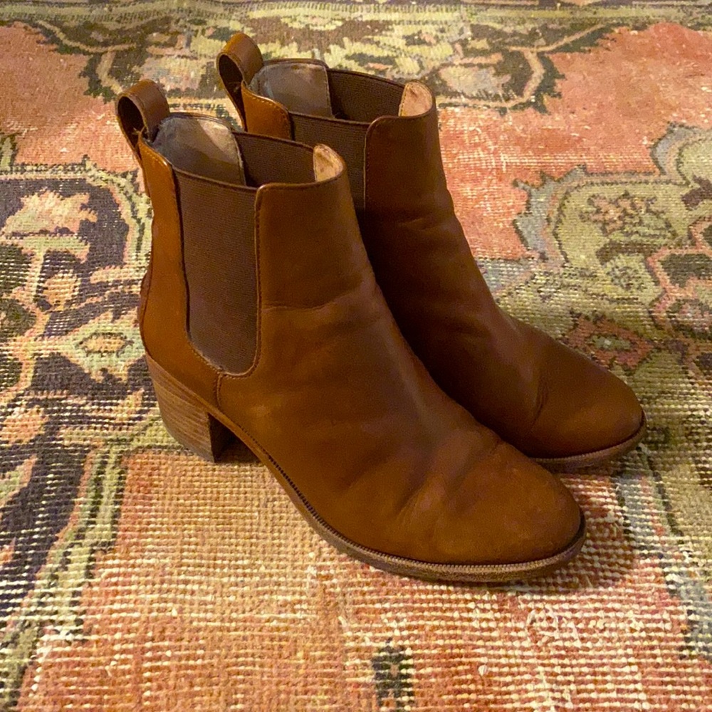 Madewell Leather Ankle Booties